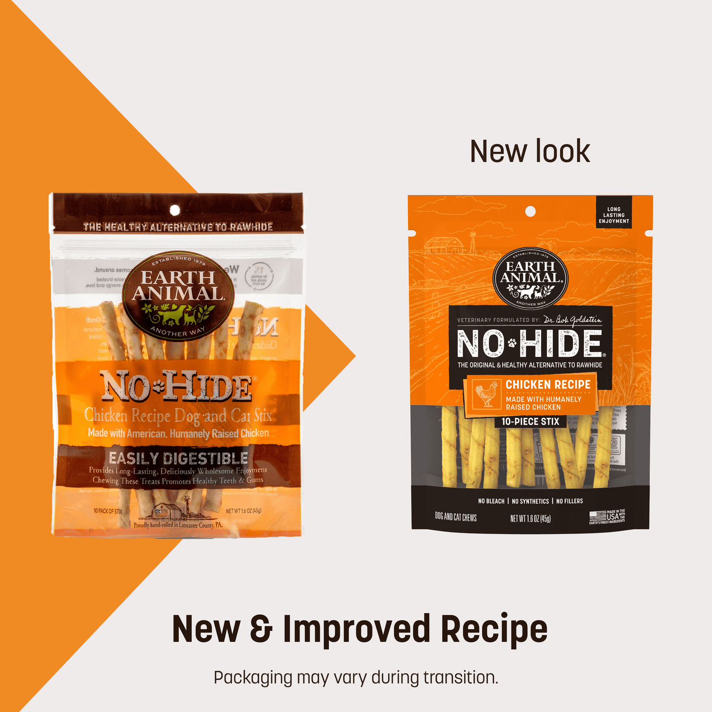 No-Hide Chicken Stix - XS / 10 ct. Pack (frto)