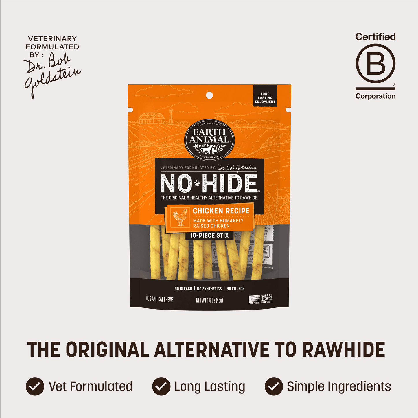 No-Hide Chicken Stix - XS / 10 ct. Pack (prod)