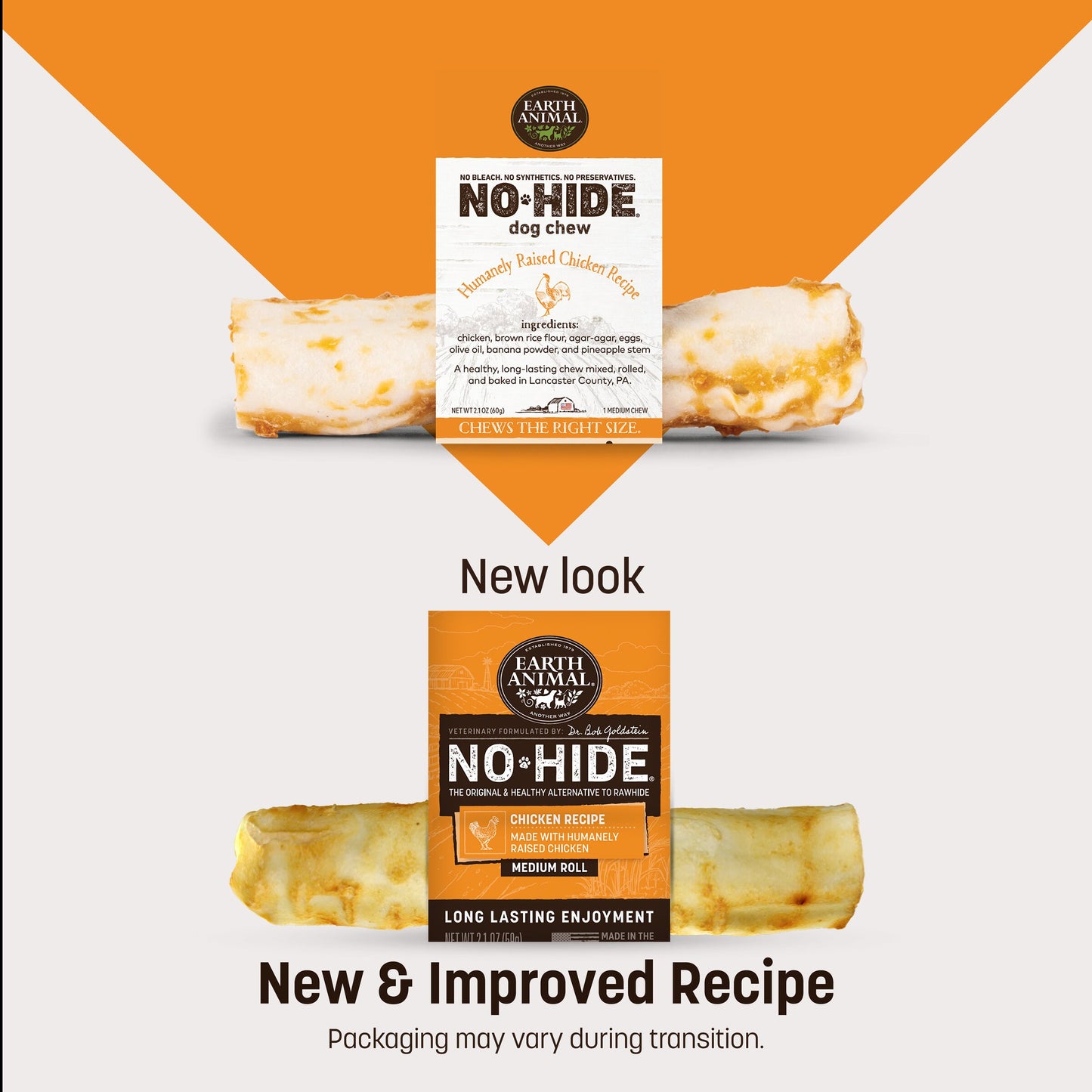 No-Hide Chicken Rolls - Medium / Single (front)