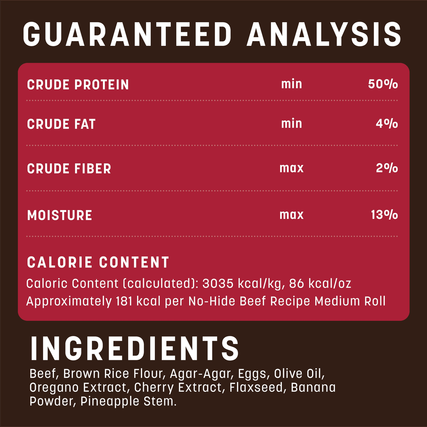 No-Hide Beef Rolls - Medium / Single (ga)