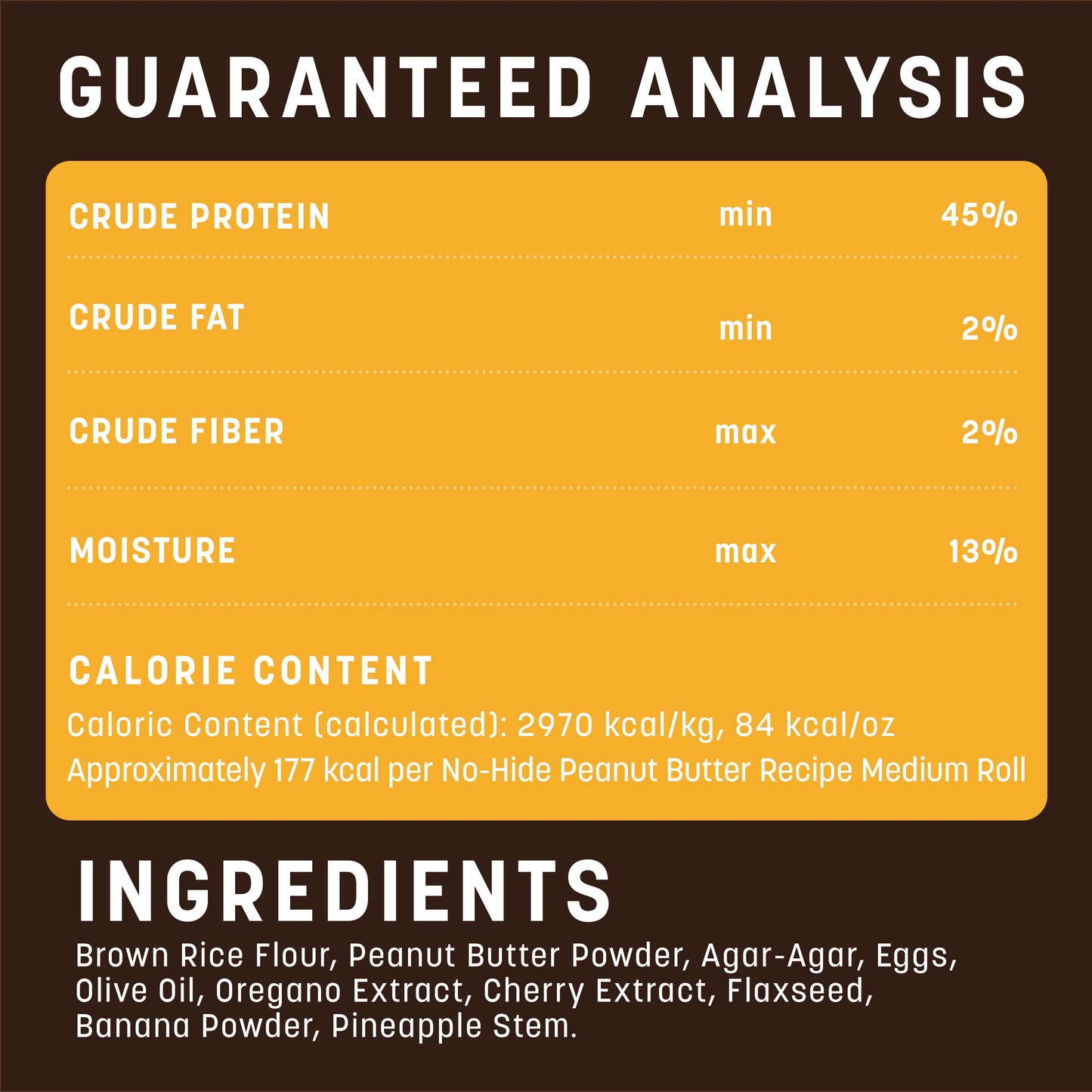 No-Hide Peanut Butter Rolls - Medium / Single (ga)