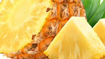Sliced pineapple