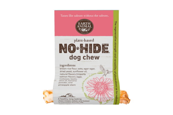 Plant-based No-Hide dog chew salmon flavor small