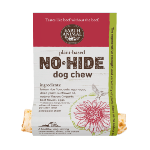 Plant-based No-Hide dog chew beef flavor small