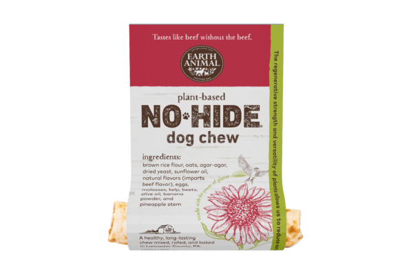 Plant-based No-Hide dog chew beef flavor small