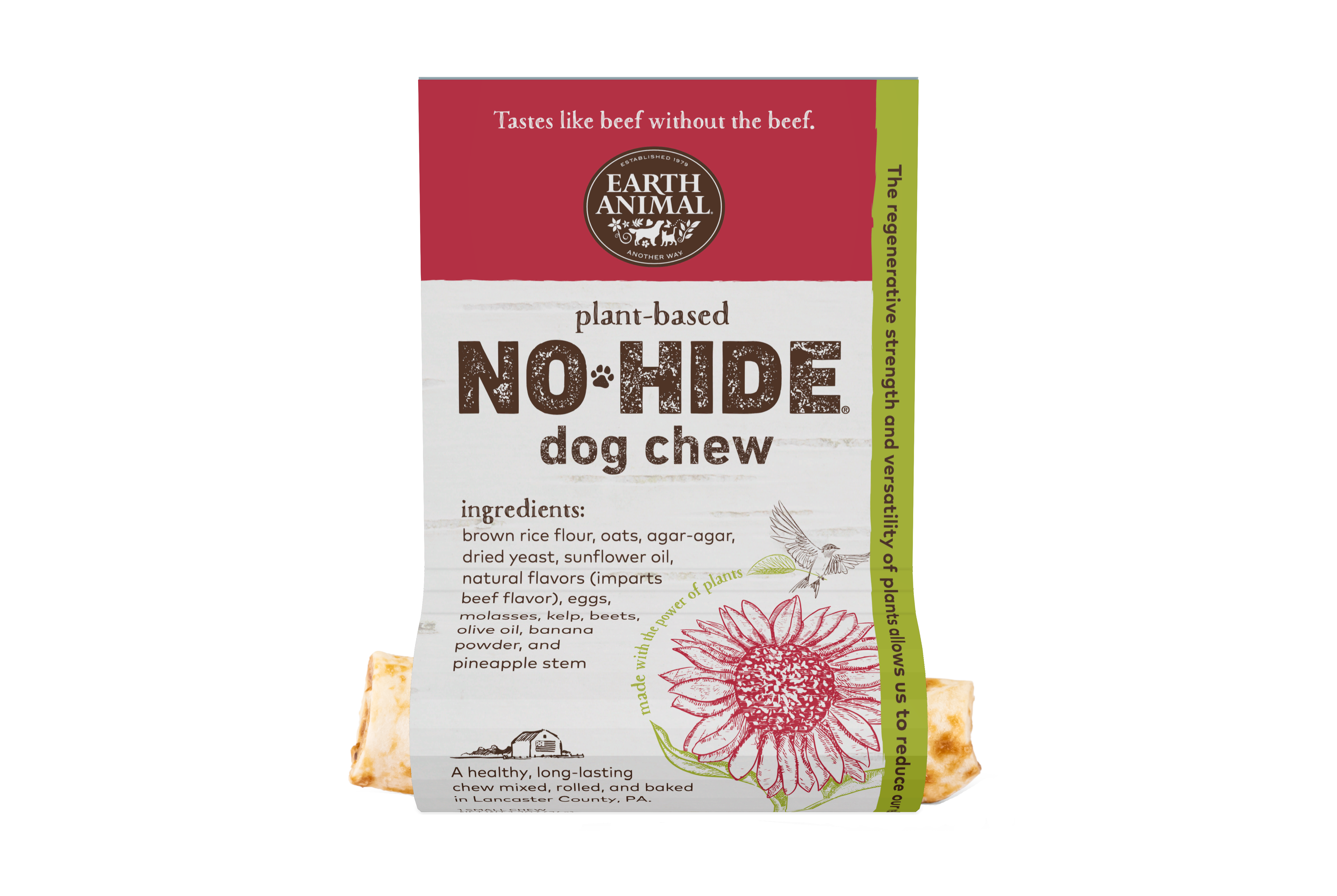 No-Meat No-Hide® Plant-Based Wholesome Chews – Salmon - Earth Animal