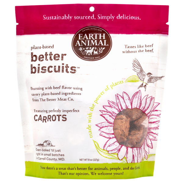 Plant-based Better Biscuits made with Carrots
