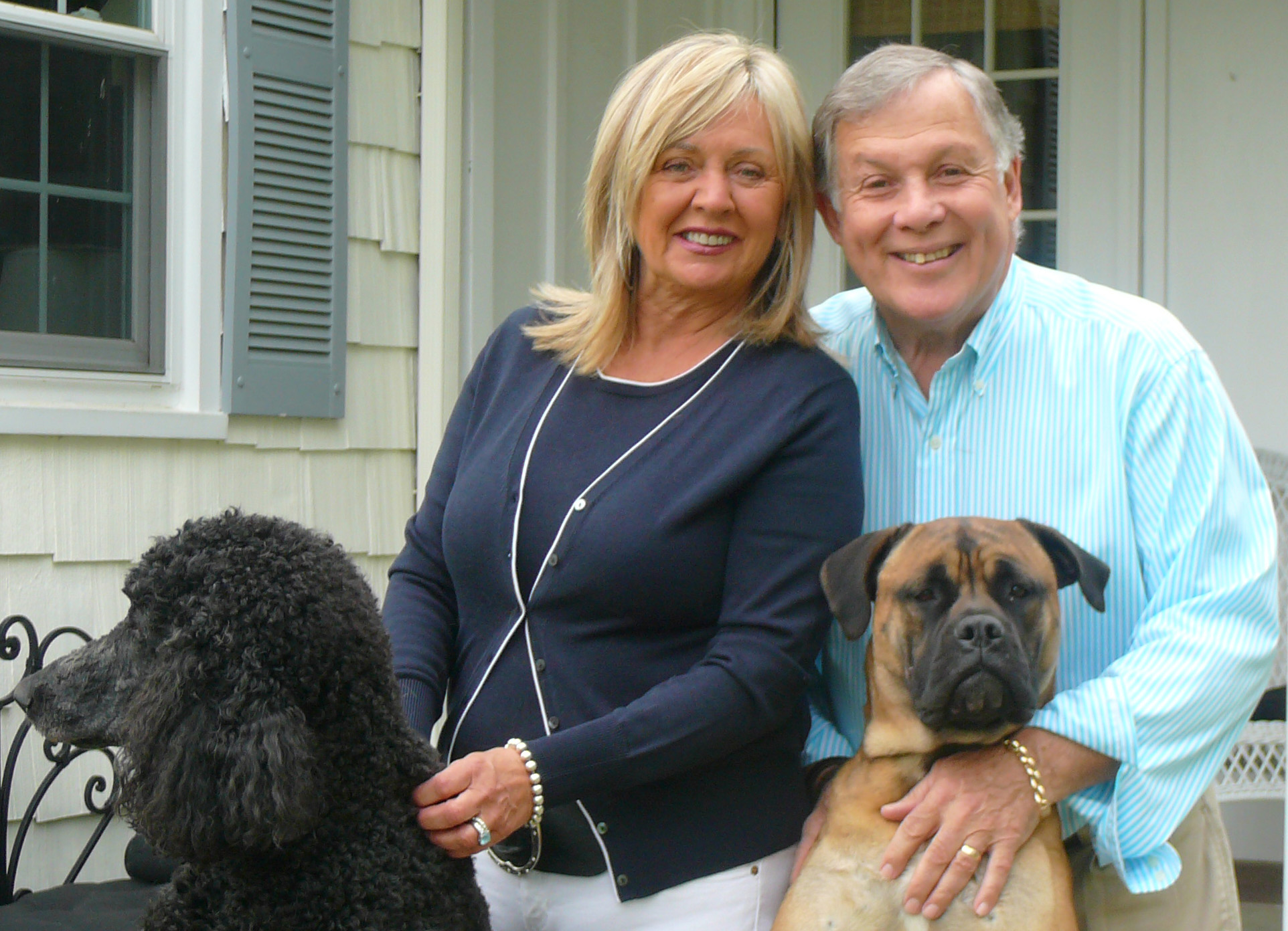 Dr. Bob and Susan with their pups