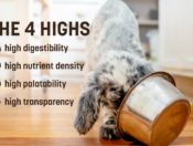 The 4 highs: high digestibility, high nutrient density, high palatability, high transparency