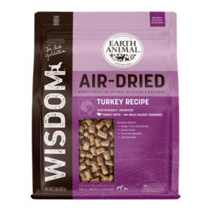 Wisdom Dog Food Airdried Turkey 2 LB Front View
