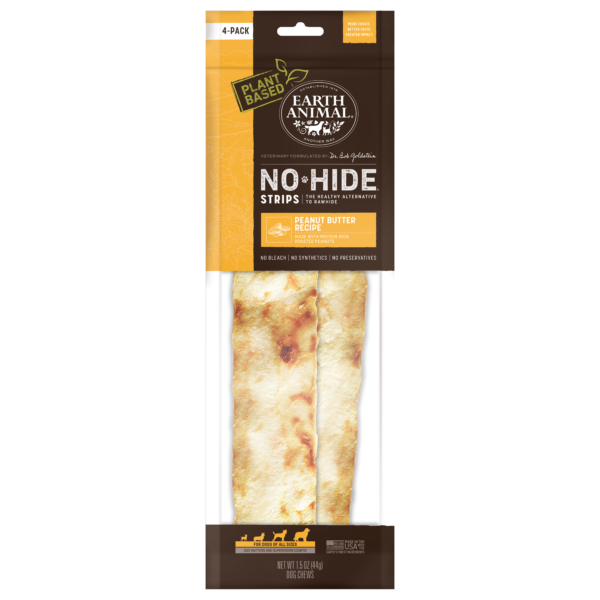 No-Hide® Peanut Butter Strips - 4-pack - Front