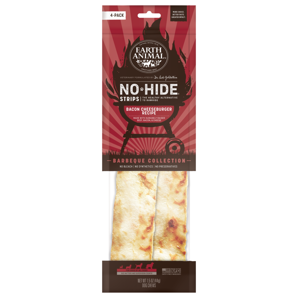 No-Hide® Barbeque Collection Bacon Cheeseburger Strips - Earth Animal