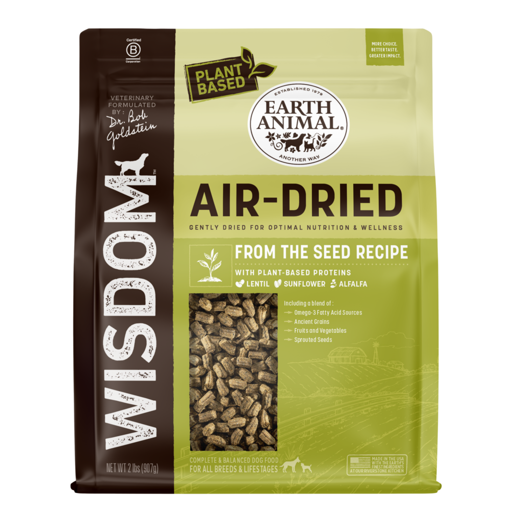 Wisdom Air Dried From the Seed Recipe Dog Food Earth Animal