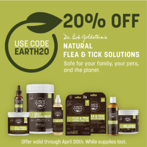 20% Off Earth Animal Natural Flea & Tick Solutions