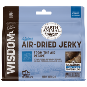 wisdom air-dried jerky from the air recipe package