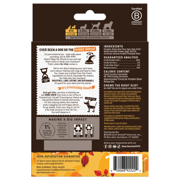 No-Hide® Seasonal Collection Pumpkin Spice Stix - Image 2