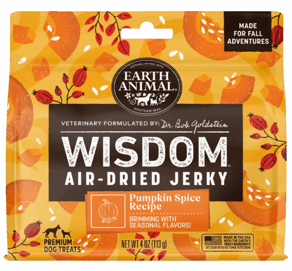 Wisdom™ Air-Dried Pumpkin Spice Jerky Bag - front
